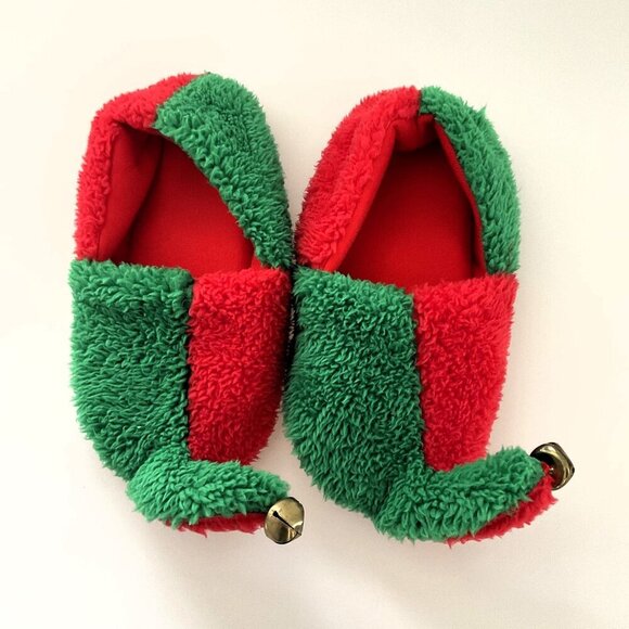 ELF JINGLE BELL SLIPPERS UNISEX - Picture 1 of 6